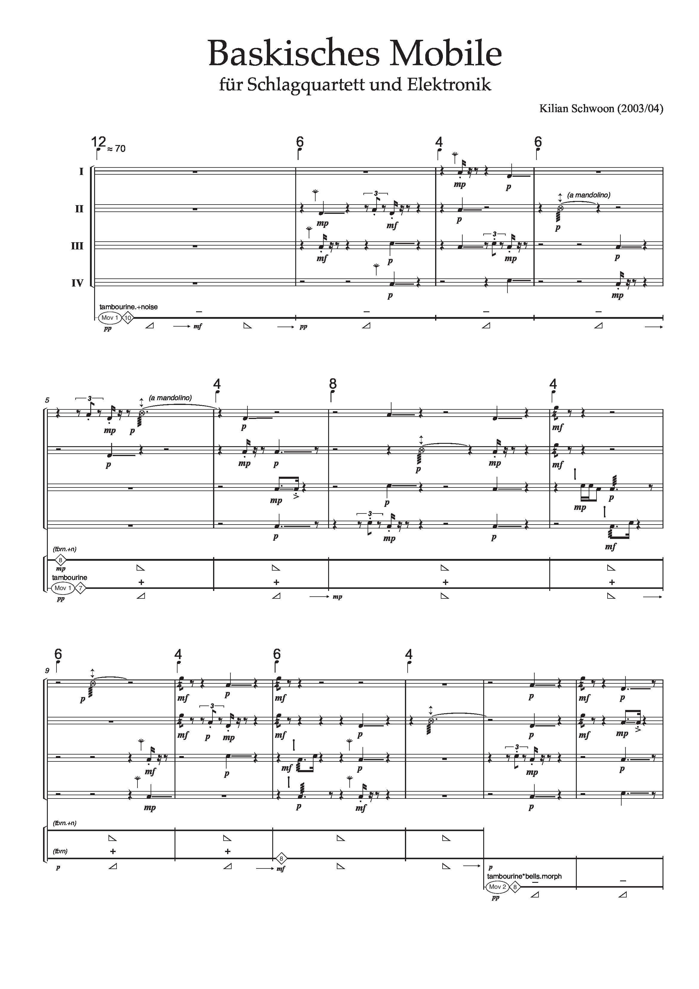 First page of Baskisches Mobile