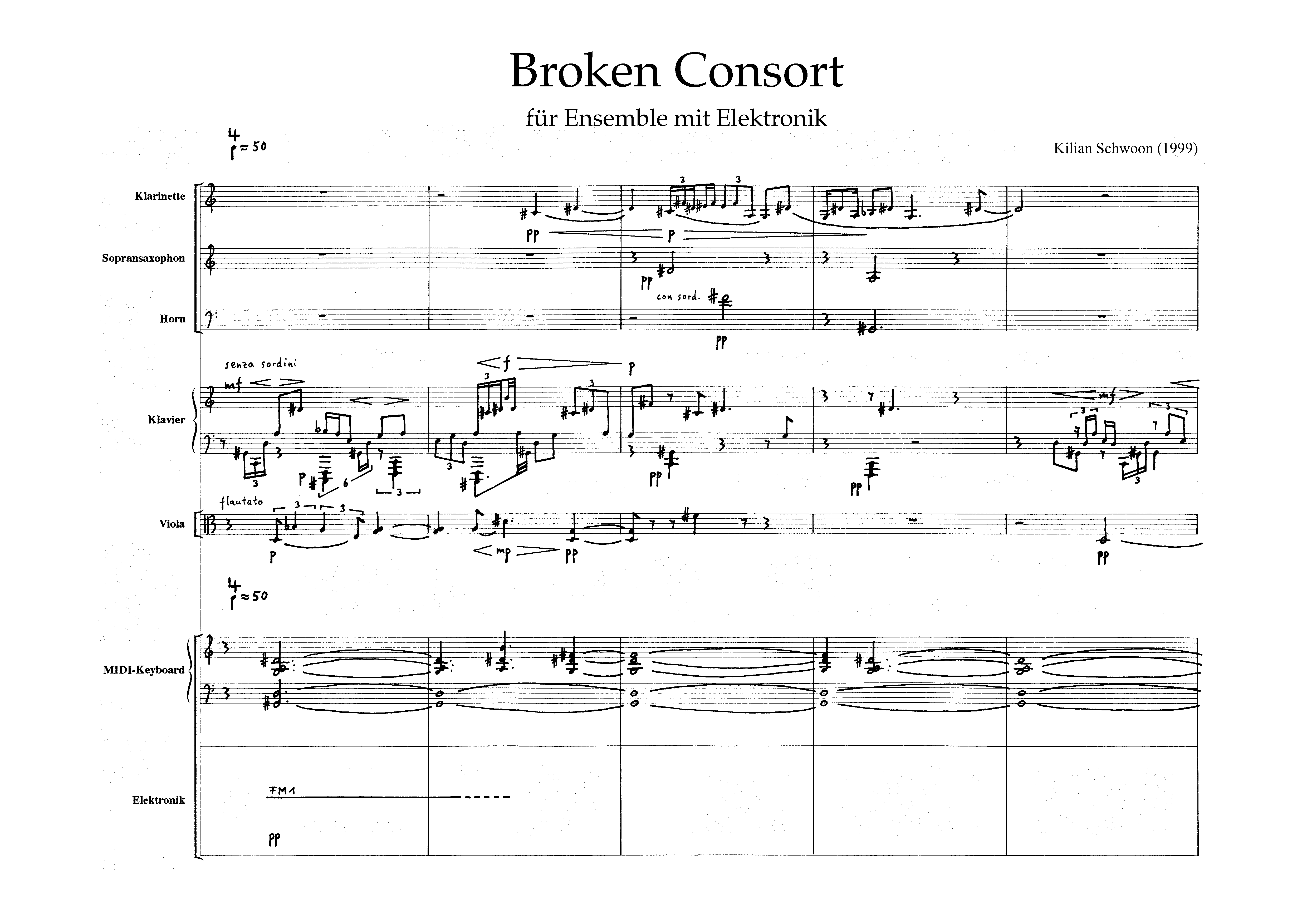 First page of Broken Consort